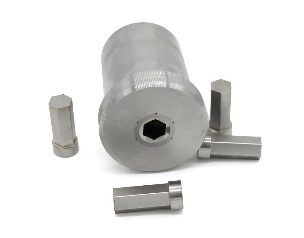 OEM ODM Hex Dies Precision Shaping Tools For Hexagon Bolts / Nuts HRC Available