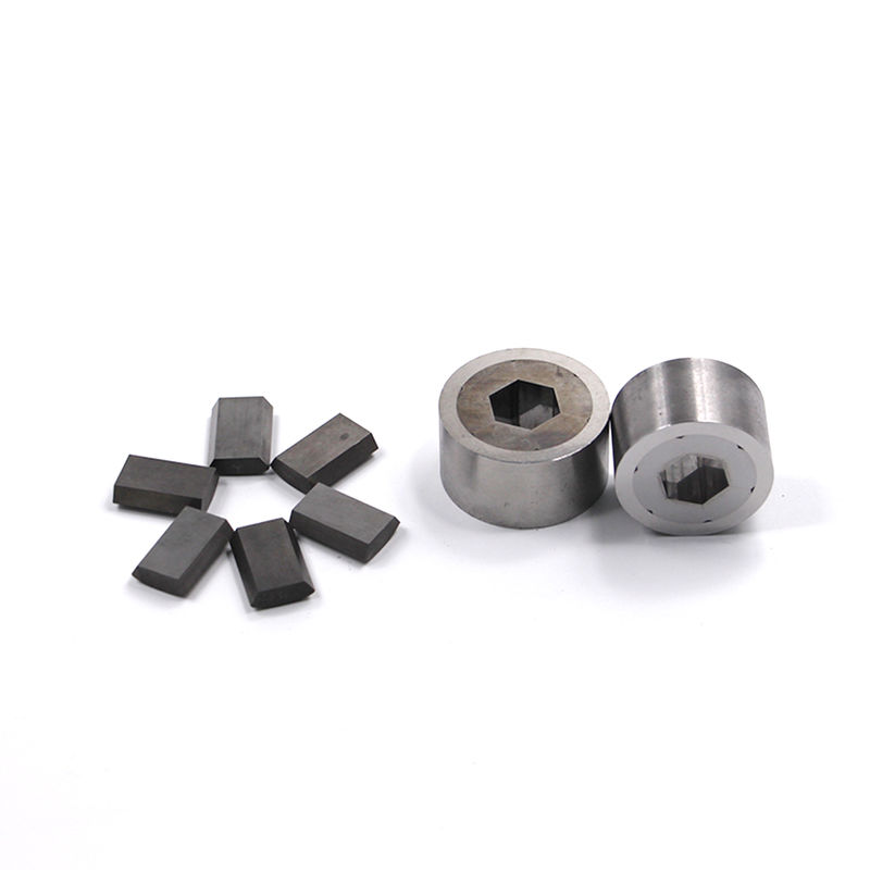 OEM ODM Hex Dies Precision Shaping Tools For Hexagon Bolts / Nuts HRC Available