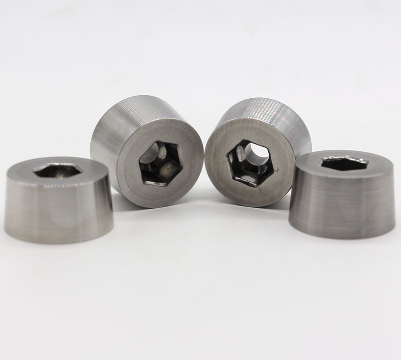 Tungsten Carbide Nut Forming Dies Natural Color High Wear Resistance