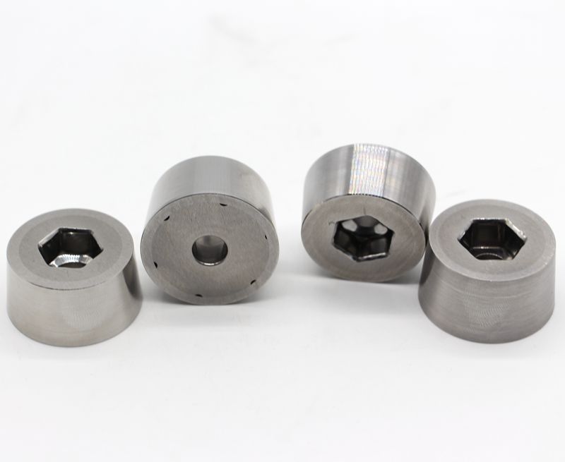 Tungsten Carbide Nut Forming Dies Natural Color High Wear Resistance