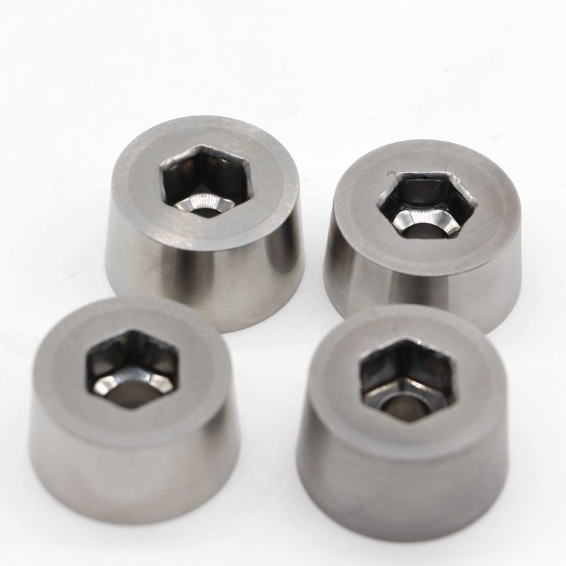 Tungsten Carbide Nut Forming Dies Natural Color High Wear Resistance